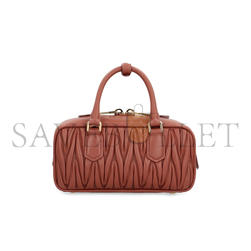 MIU MIU ARCADIE MATELASSÉ NAPPA LEATHER BAG 5BB142 (22*10.5*7.5cm)